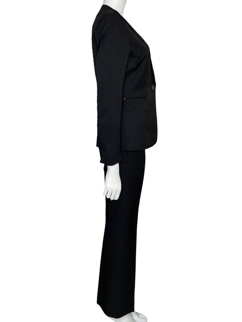 Set Tahari Suit Rayas Negro-Talla 2/4