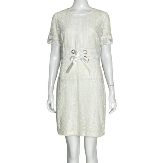 Vestido Mystic Los Angeles Encaje Blanco-TallaM