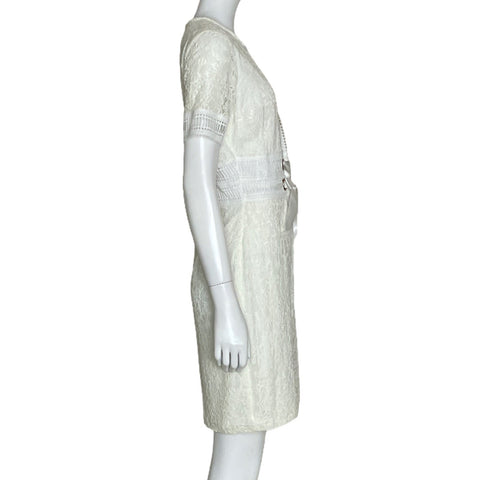 Vestido Mystic Los Angeles Encaje Blanco-TallaM