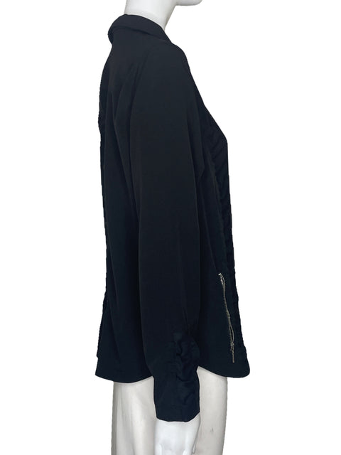 Chaqueta Zenergy By Chicos Cremallera Negro-Talla 1