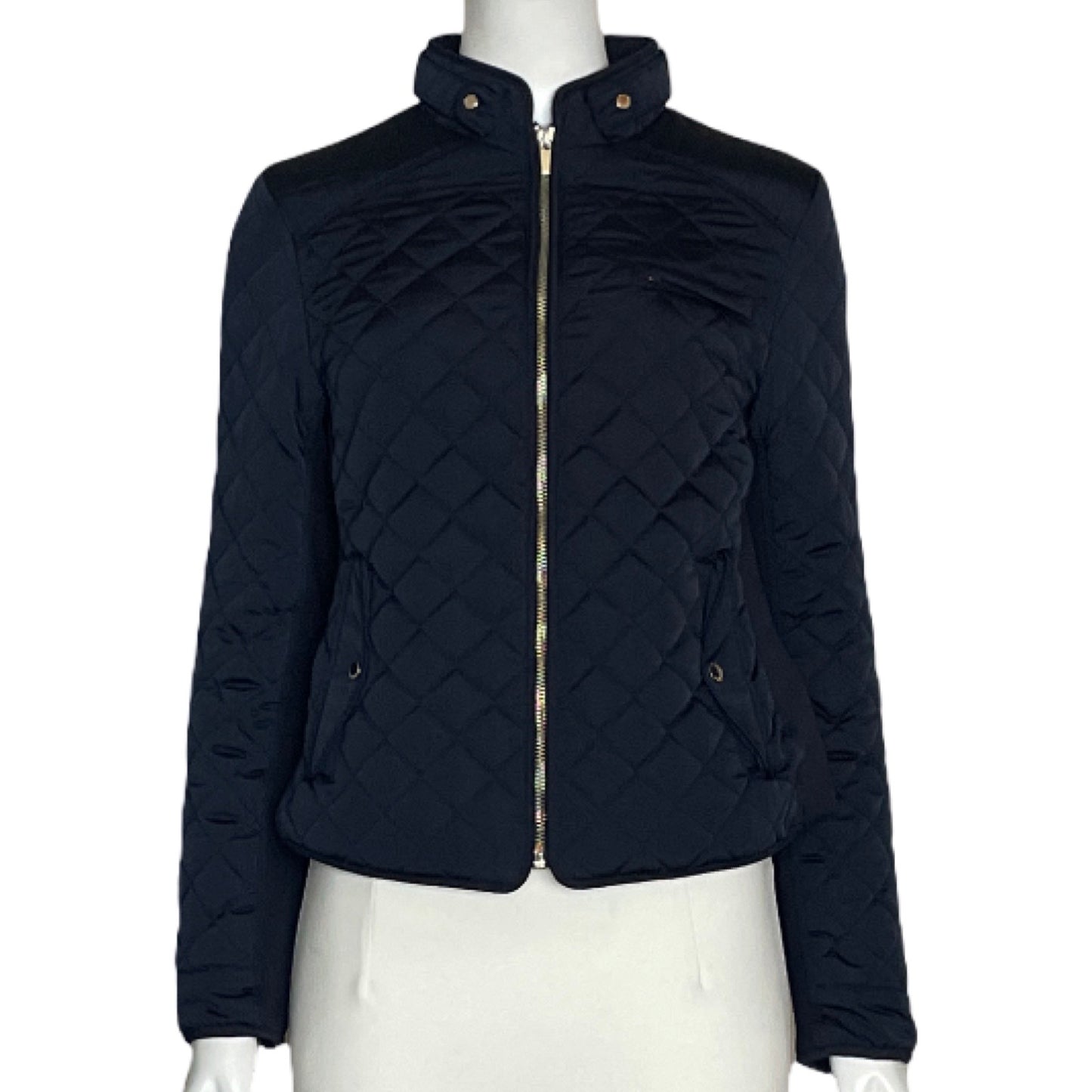 Jacket Zara Woman Acolchado Azul- Talla M