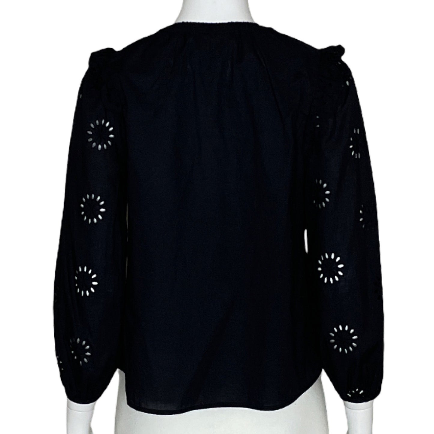 Blusa Ana a new approach Mangas Puff 
Negro-Talla XS