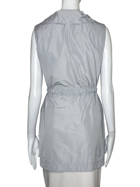 Chaleco Zenergy By Chicos Cremallero Cinturon Gris-Talla 8