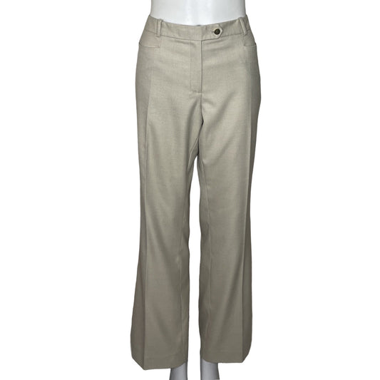 Pantalon Calvin Klein Boton Dorado Beige-Talla M