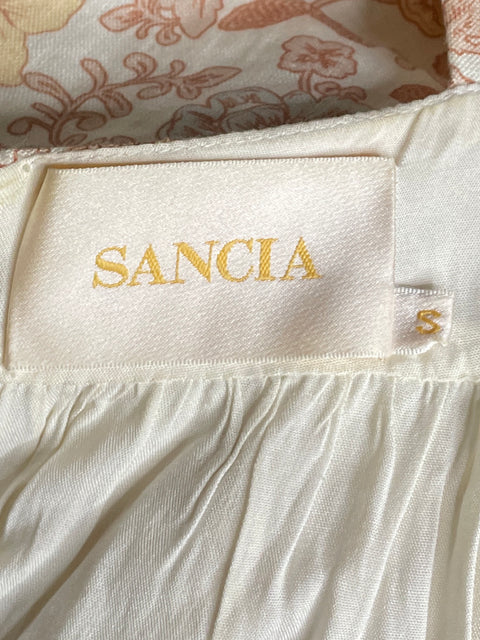 Vestido Sancia Floral Blanco-Talla S