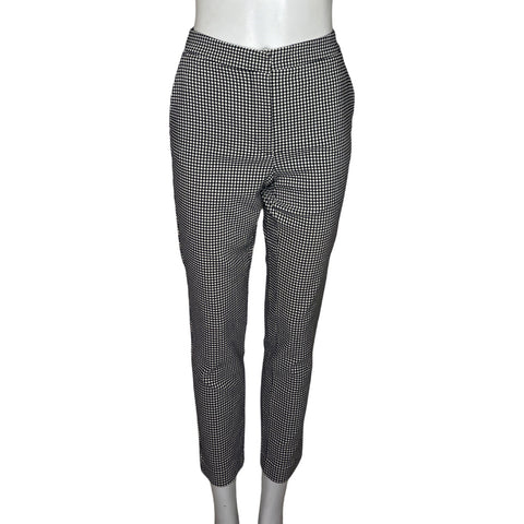 Pantalón Zara Cuadros Negro-Talla L