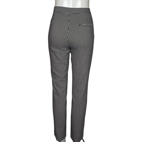 Pantalón Zara Cuadros Negro-Talla L