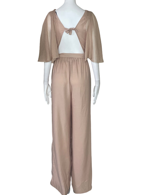 Mono Zara Open Back Rosado-Talla XS