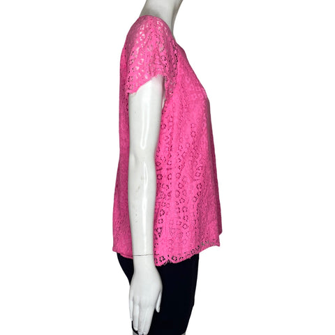 Blusa J.Crew Encaje Rosado-Talla 8