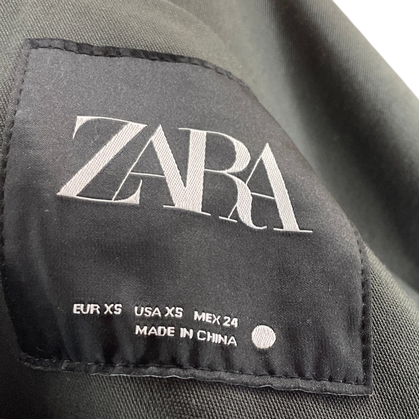 Chaqueta Zara Bomber Verde-Talla XS