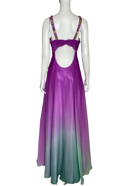 Vestido Dave & Johnny Halter Morado - Talla 5/6