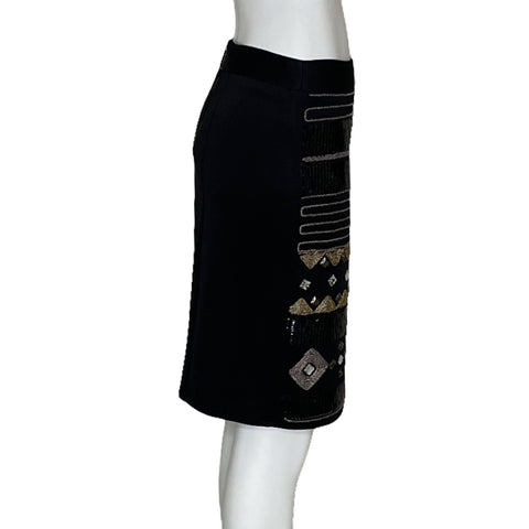 Falda XOXO Pedreria Negro-Talla M