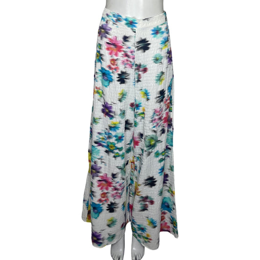 Pantalon Desigual seersucker Blanco-Talla S