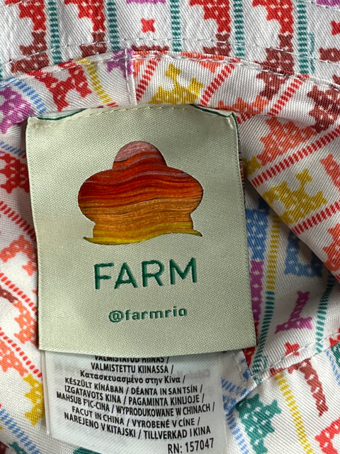 Vestido Farm Frutas + Sombrero verde-Talla S