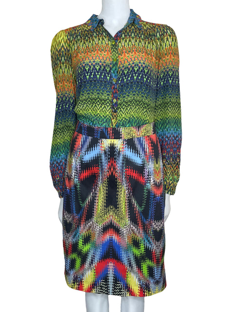 Set Missoni Estampado Verde-Talla 46