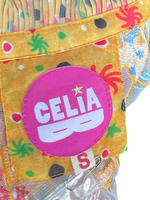 Vestido Celia Valentina De Tul Amarillo - Talla S