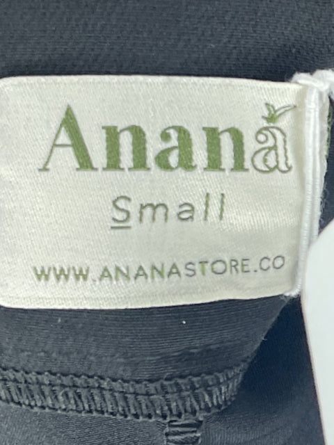 Pantalon Anana Tiro Alto Negro-Talla S