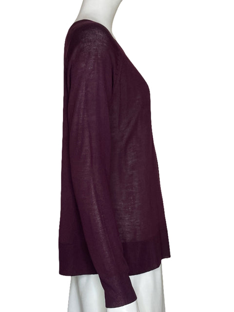 Sweater Zara Basico Rojo Vino - Talla S