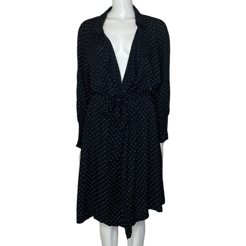 Cárdigan Mustard Seed Puntos Negro-Talla S