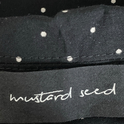 Cárdigan Mustard Seed Puntos Negro-Talla S