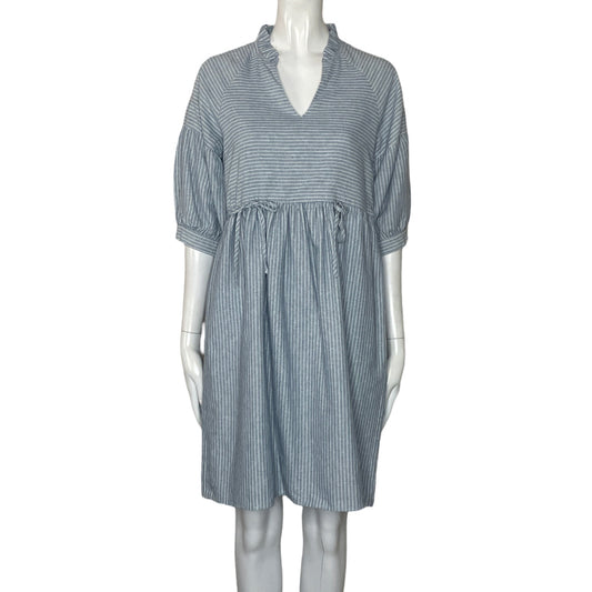 Vestido Hidden Alley Rayas Azul-Talla S