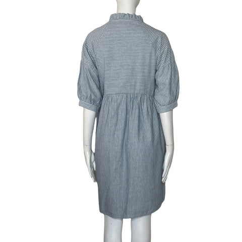 Vestido Hidden Alley Rayas Azul-Talla S