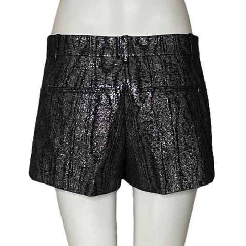 Short Michael Kors Moire Plateado-Talla 2