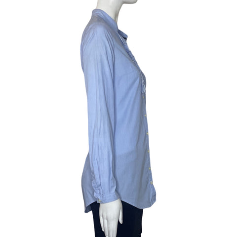 Camisa Sisley Rayas Azul-Talla XS