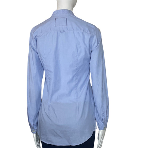 Camisa Sisley Rayas Azul-Talla XS