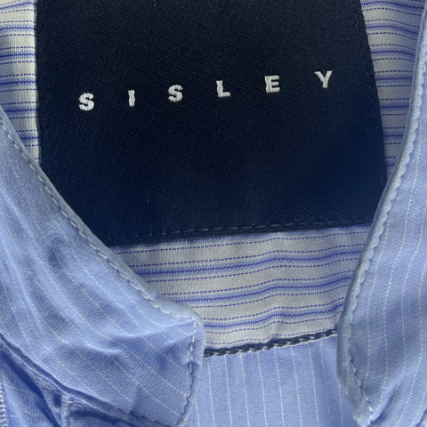 Camisa Sisley Rayas Azul-Talla XS