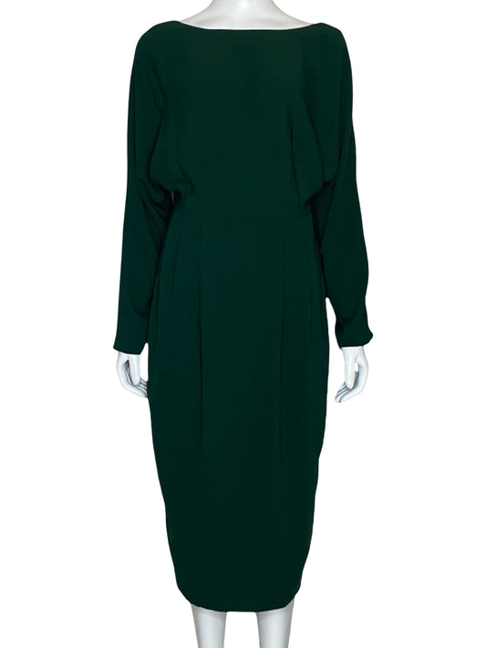 Vestido Asos Espalda Descubierta Verde-Talla 6