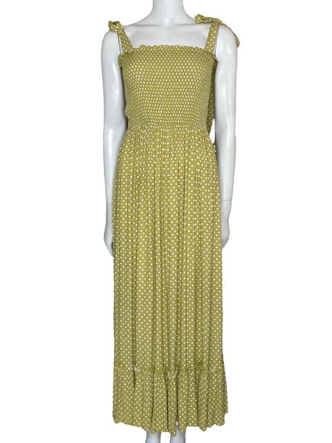 Vestido By Together Maxi Lunares Amarillo-Talla S