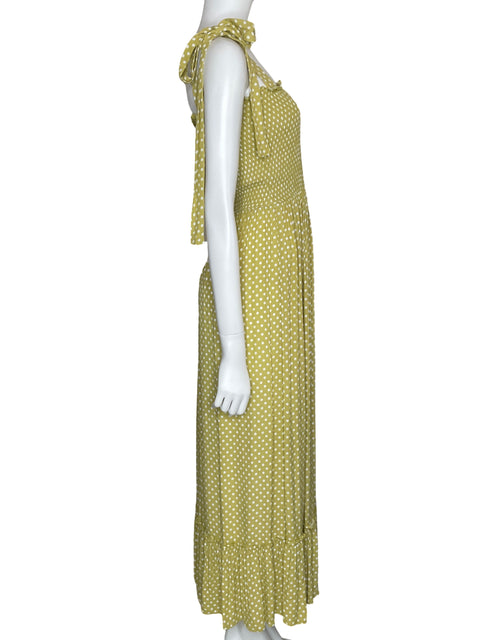 Vestido By Together Maxi Lunares Amarillo-Talla S