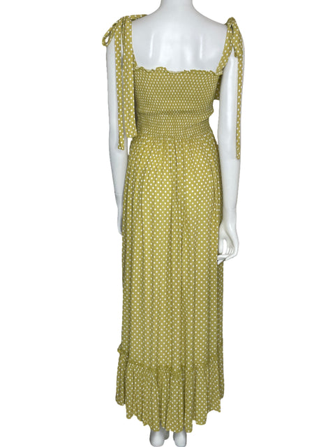 Vestido By Together Maxi Lunares Amarillo-Talla S