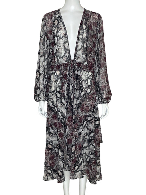 Cardigan Express Capas Boaprint Rojo-Talla M