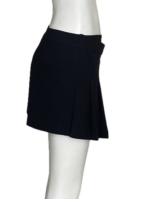 Falda Zara Pliegues Negro - Talla M