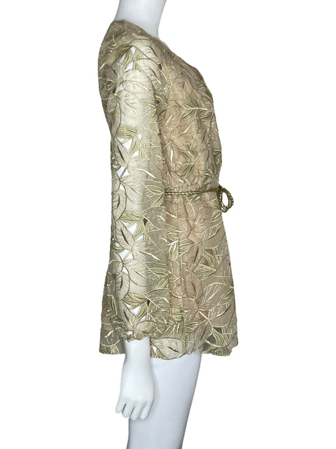 Romper L'atiste Bordado Beige-Talla S