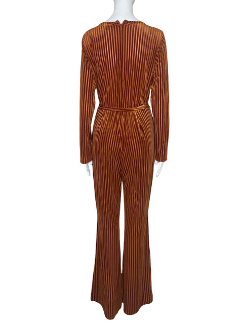 Mono Lulus Acanalado Mangas Marron-Talla L