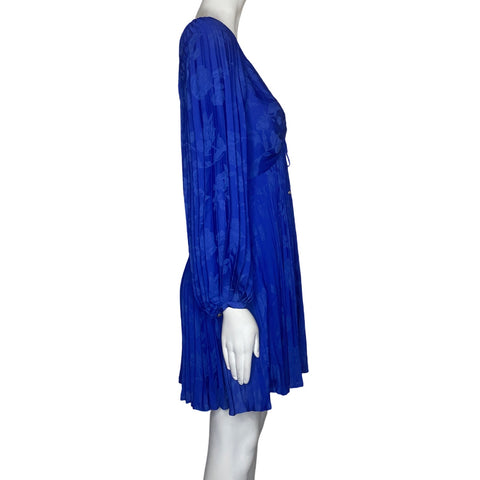 Vestido Banana Republic Plizado Azul-Talla 2