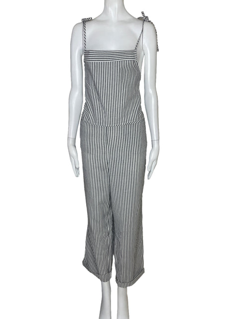 Mono Utcoco Rayas Tiras Blanco-Talla L