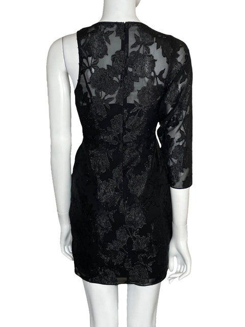 Vestido BCBG Mini Brillante Negro-Talla 0