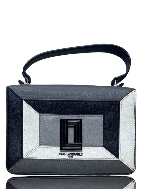 Bolso Karl Lagerfeld Cuadro Negro-Talla S
