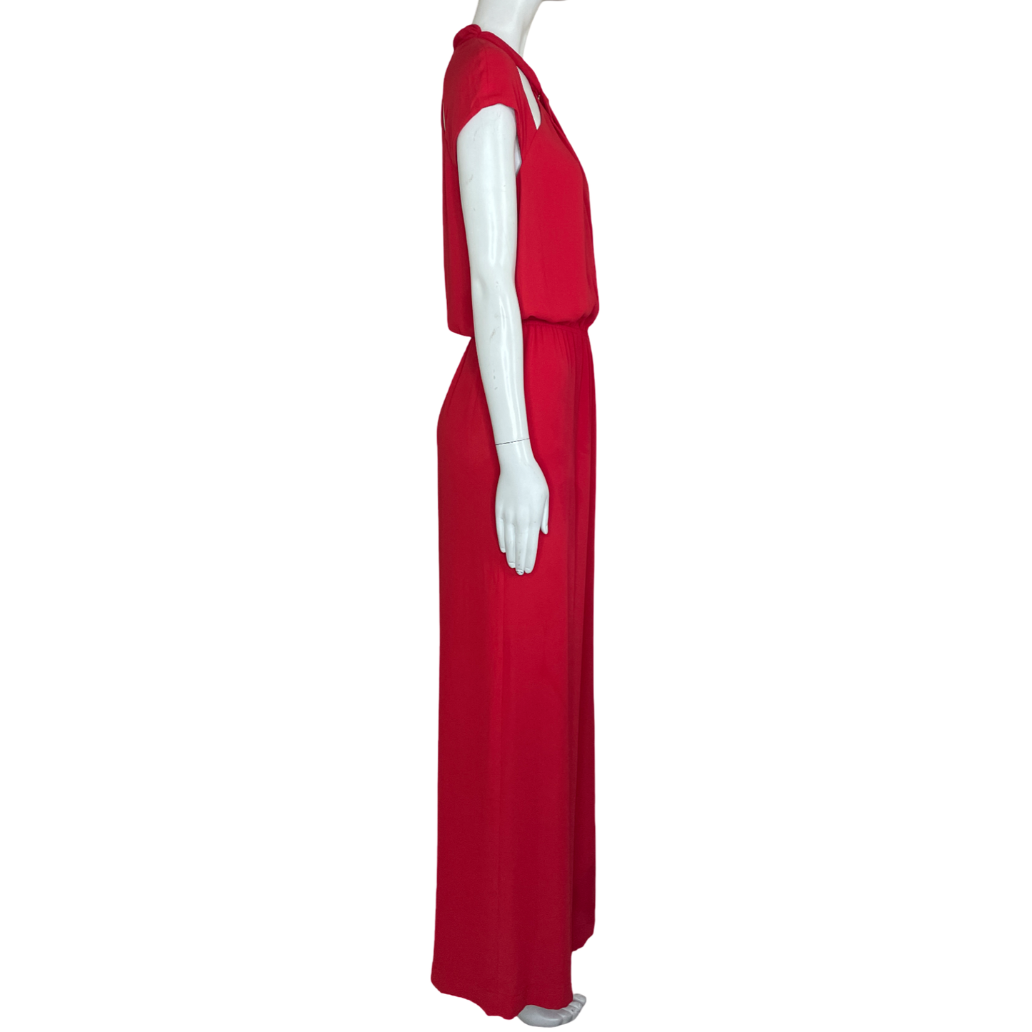 Mono BCBGMAXAZRIA Cruzado Bolsillos Rojo - Talla S