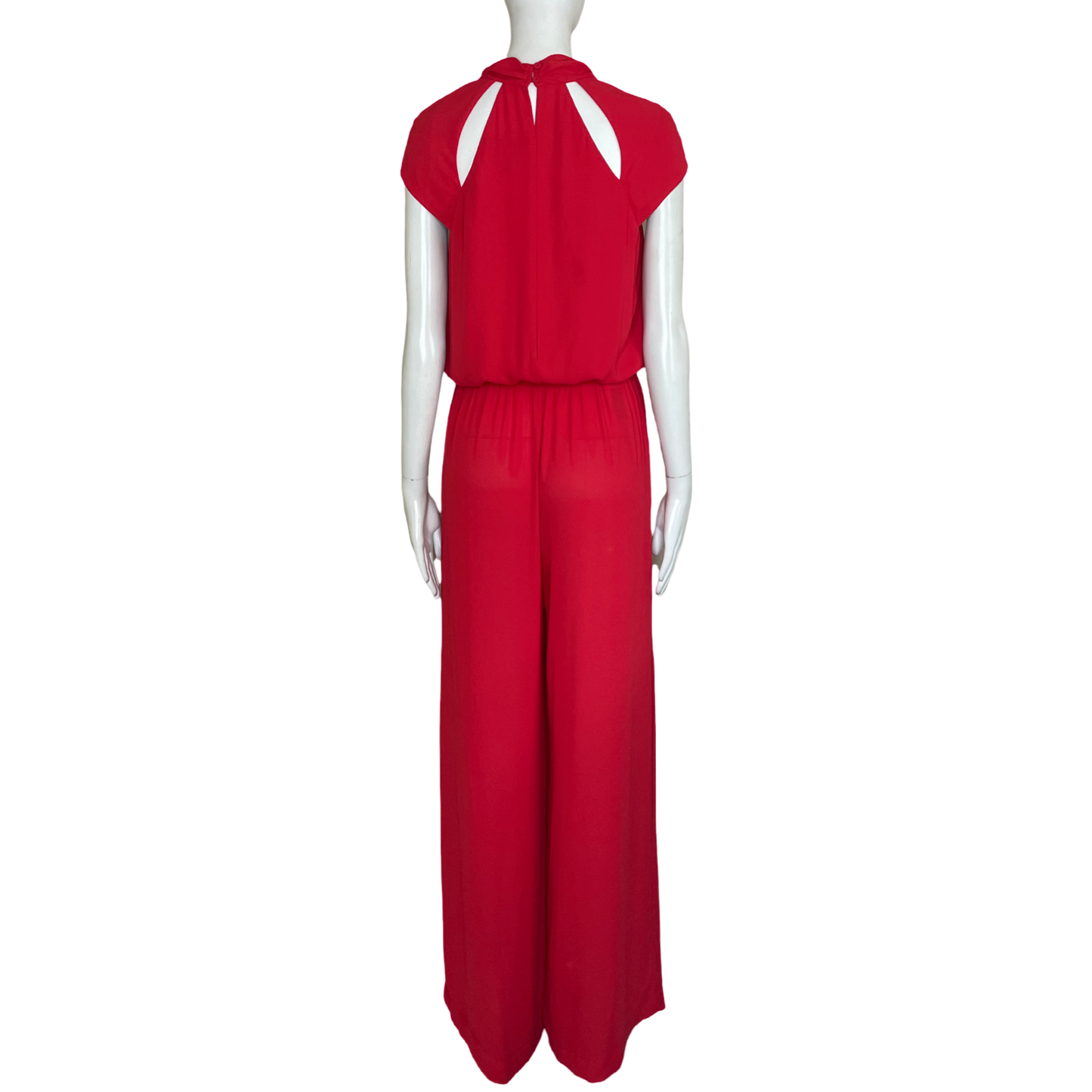 Mono BCBGMAXAZRIA Cruzado Bolsillos Rojo - Talla S