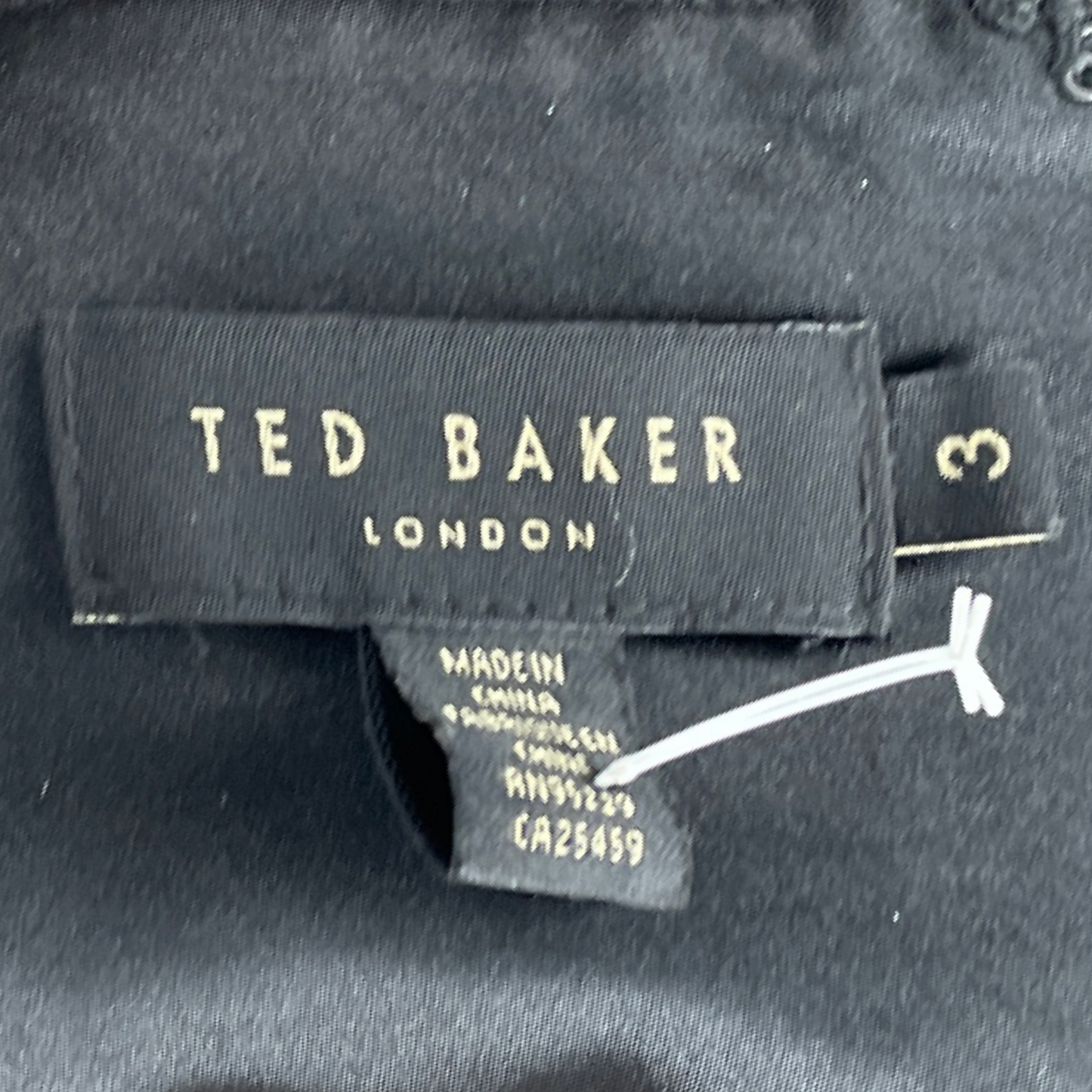 Romper TED BAKER Pedrería Negro - Talla 3