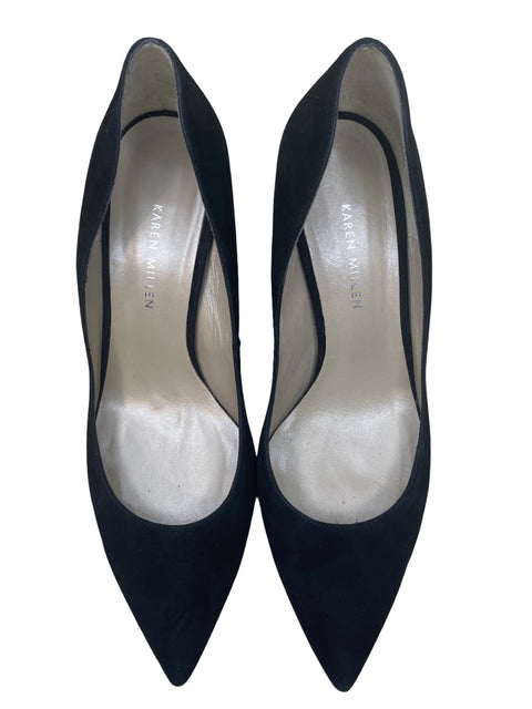 Calzado Karen Millen Stiletto Gamusa Negro-Talla 41