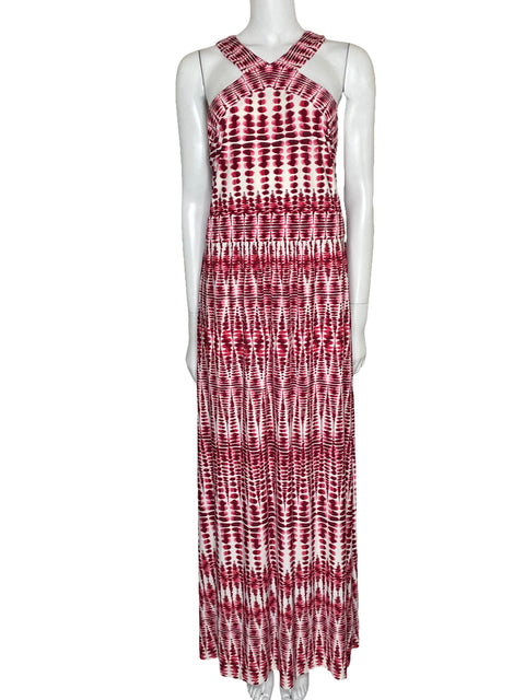 Vestido Wisp Maxi Halter Blanco-Talla 14