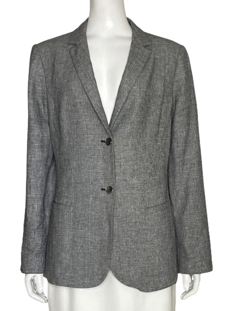Blazer Calvin Klein Fluido Gris - Talla 12
