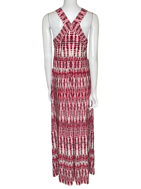 Vestido Wisp Maxi Halter Blanco-Talla 14