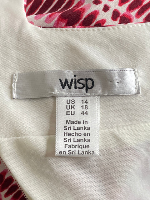 Vestido Wisp Maxi Halter Blanco-Talla 14